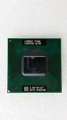 Intel Core 2 T7200 2GHz Dual-core 4M 667MHz (SL9SF) Socket479 Notebook Processor • $23.15