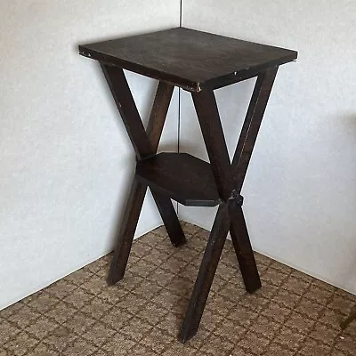 Mission Style Table Plant Stand Primitive Arts & Crafts Craftsman Rustic • $149.99