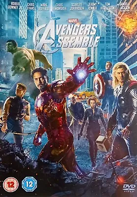 Marvel Avengers Assemble DVD (2012) Free P&P   Disc - Exc. Sleeve - Exc.     037 • £1.89