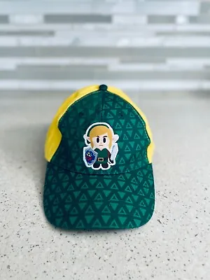 Legend Of Zelda Link’s Mens Snapback Green & Yellow Adjustable Baseball Hat NWT • $7.99