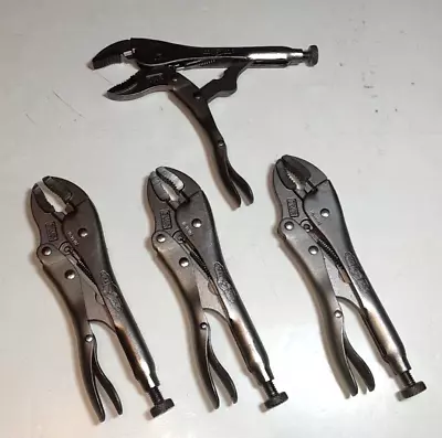 Lot Of 4 Used Irwin Vise-grip  The Original  7wr Locking Clamps • $49