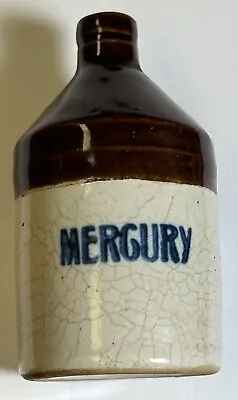 Mercury Miniature Stoneware Jug 3 1/4” Crazing • $34.99