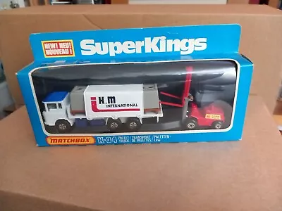 Matchbox Superkings K-34 Pallet Truck K.m International  - Boxed • £34.99