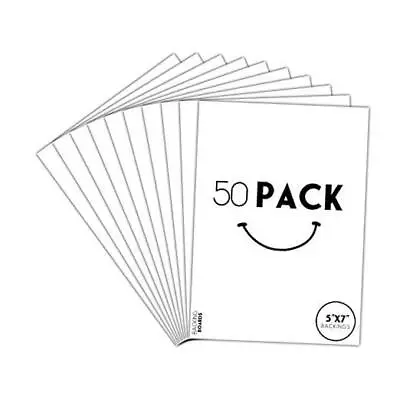  Backing Board Only - For Art Photos Print - 4-Ply - 50 Single 5x7 50 Pack • $26.79