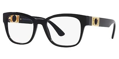 Versace Eyeglasses VE3314 GB1 54mm Black / Demo Lens • $108.50