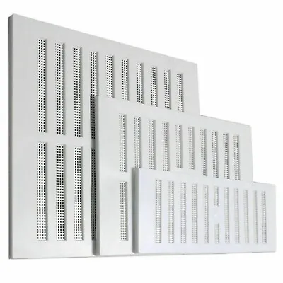 Air Vent Cover Hit & Miss Adjustable OPEN & CLOSE Plastic Wall System Air Flow • £4.99