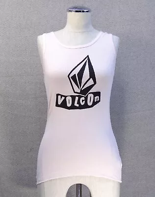 New Volcom Logo Pink Women's Summer Muscle Tank Top WTSH-53 • $9.99