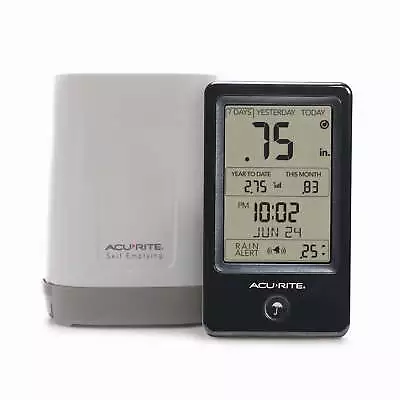 AcuRite Rain Gauge Wireless Digital Display Outdoor Self-Emptying Rain Collector • $25.47