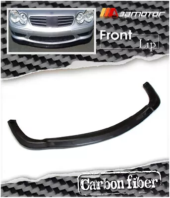 Carbon Fiber Front Bumper Lip Spoiler Fits 2003-2008 Mercedes R230 SL55 SL63 AMG • $379.99