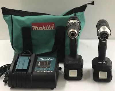 Makita XFD15 Drill Driver & Makita XDT18 Impact Driver Set With Bag • $185