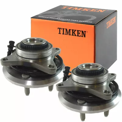 4WD Timken Front Wheel Bearing Hub Assembly Pair For 2011-2014 F-150 Expedition • $201.66