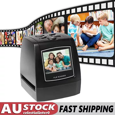 Negative Film Scanner 35mm 135mm Slide Film Converter Digital Image Viewer NEW • $87.99