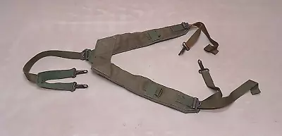 Vintage 1970's Era USGI OD Green LC-1 Alice Equipment Y Harness Suspenders • $21.99