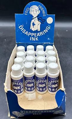 Vintage 1960's - 70's Toy Disappearing Ink Gag Dime Store Display By Loftus • $239.99