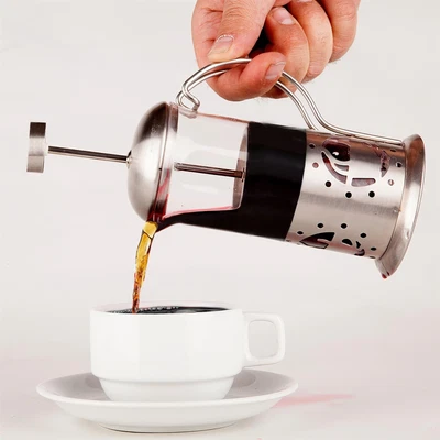 £9.99 • Buy Plunger French Press Coffee Maker Cafetiere 350ml Stainless Steel Filter 3-cup