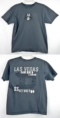 U2 360 Concert Tour Las Vegas Sam Boyd Stadium 10/23/09 Gray T-Shirt  Men's S  • $16.14