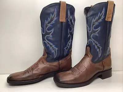 Mens Masterson Boot Co Cowboy Sq Toe Brown Boots Size  9 D • $39.99