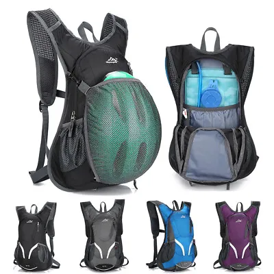 15L Cycling Hydration Backpack Reflective Water Bag Rucksack Pack Mountaineering • $32.99