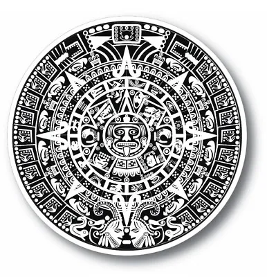 Maya Mayan Calendar Mexico Aztec Gift Car Bumper Vinyl Sticker Decal (4 Inch) • $5.99