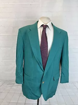 SPRING/SUMMER Custom Made Men's Blue Green Blazer 44S $495 • $46.02