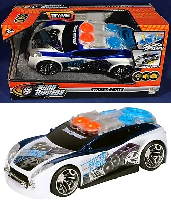 New STREET BEATZ Road Rippers BLIZZARD WHITE Style 3 MOTORIZED Race Car SOUNDS • $39.95