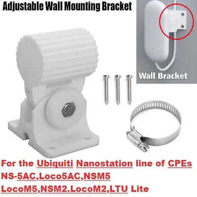 For Ubiquiti Nanostation Wall Bracket Loco5AC NS-5AC LocoM5 M5 NSM5 CPE Bridge • $19.99