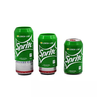 Silicone Beer Can Covers (3 PACK) Hide A Beer - Sprite Soda Can Sleeve Koozie • $13.50