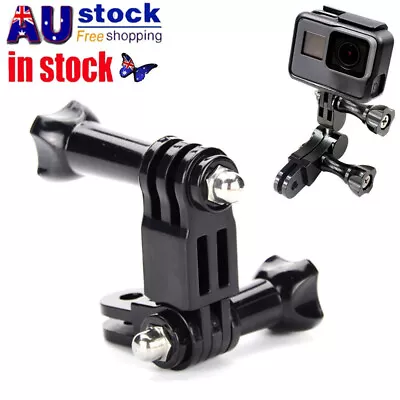 Prolong Extension Connector Pivot Adapter 3-Way Arm Helmet Mount For GoPro 5/4 • $11.99