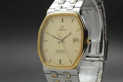 [Exc+5] Vintage Omega Seamaster Quartz 1430 Unisex Watch -Swiss Made • $607.38