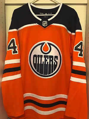 $84.99 • Buy Edmonton Oilers Zack Kassian Adidas NHL Hockey Jersey Used 52