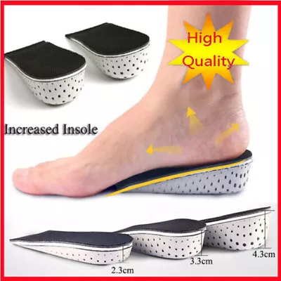 £3.31 • Buy Memory Foam Invisible Height Increase Insoles Heel Lift Taller Shoe Inserts Pad 