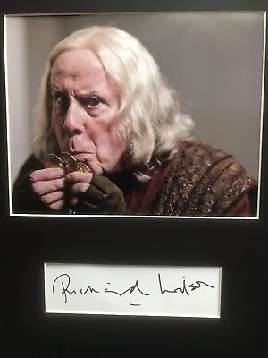 Richard Wilson Merlin Signed Card • £35