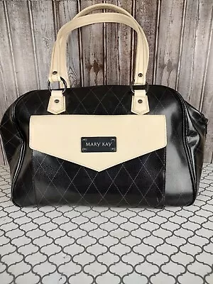 Mary Kay Deluxe Black Consultant Cosmetic Travel Luggage Tote Bag  • $19.99