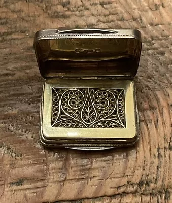 Matthew Linwood Sterling Silver Vinaigrette C.1800 Weight 27g • $75