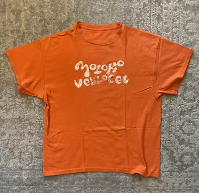 Vintage “Moloko Vellocet” A Clockwork Orange TShirt—1990s—Orange—L/XL • $65