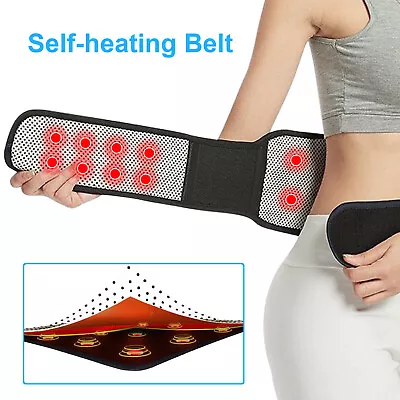 Magnetic Self Heating Belt Back Support Brace Lumbar Lower Waist Pain Relief • $8.29