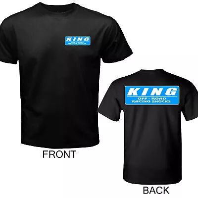 KING Off Road Racing Shocks Car Men's Black T-Shirt Size S To 5XL • $28.99