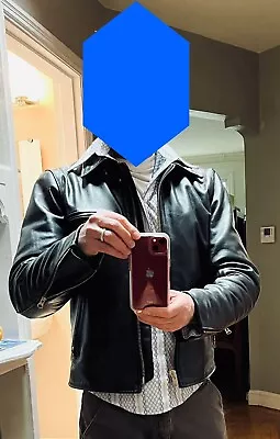 Vanson Oxford / 9D Leather Jacket Size 40. Black • $255