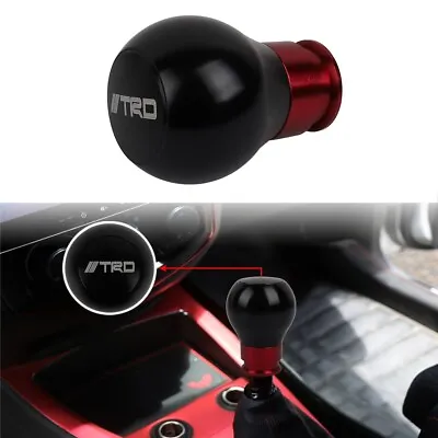 JDM TRD Aluminum Black / Red Manual Car Gear Shift Knob Lever Shifter  • $12.88