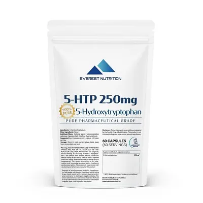 5-HTP 250mg Vegan Capsules 5-hydroxytryptophan Good Mood Support Sleep Aid • $26.59