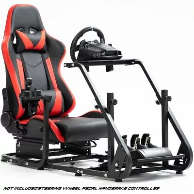 Zootopo Racing Simulator Cockpit Stand With Seat For Logitech G920 Thrustmaster • £155.99