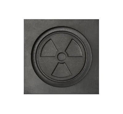 Small - Radiation Symbol 3D Graphite Ingot Mold For Precious Metal Casting Gold • $39.45