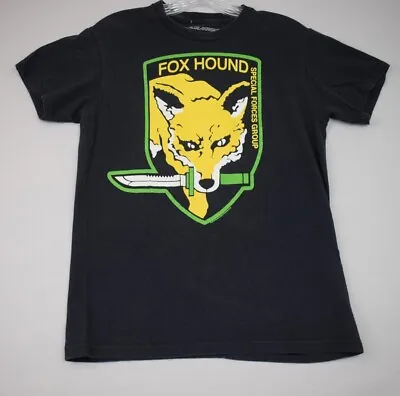 FOXHOUND Metal Gear Solid 4 Special Force Group Game Promo Licensed T-Shirt Sz S • $12.50