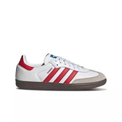 Adidas Originals Samba OG (WHITE/BETTER SCARLET/SUPP COLOUR) Men's Shoes IG1025 • $99.99