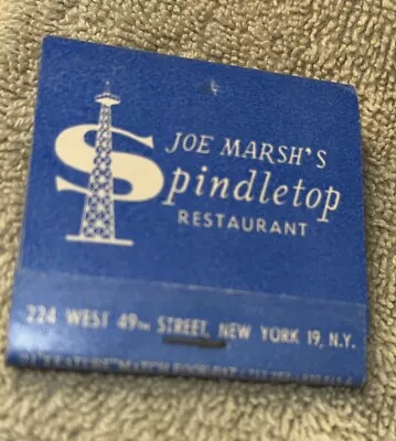 Matchpack Joe Marsh’s Spindletop Restaurant 21 Feature • $41