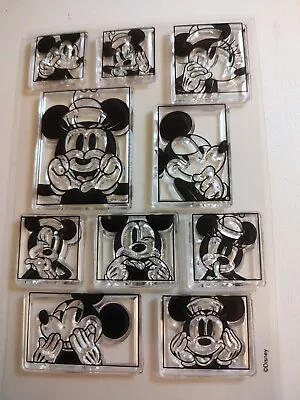 American Crafts DISNEY Clear Stamps RETRO MICKEY MOUSE • $4.50