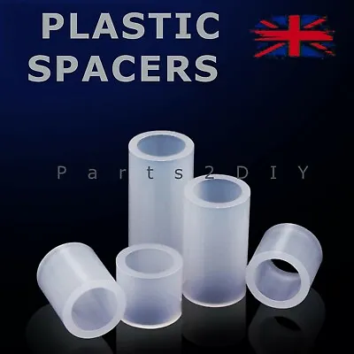 £1.94 • Buy NYLON PLASTIC SPACERS Standoff Thick Washer Pillar M3 M4 M5 PCB LED UK