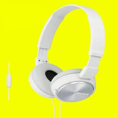 £12.99 • Buy Sony MDRZX310AP/WHI Headphones Foldable Stereo Headset Earphones For Music White