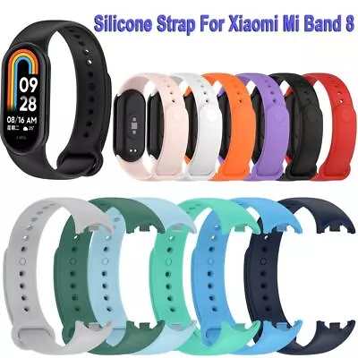 Watch Smart Bracelet Silicone Wristband Replacement Strap For Xiaomi Mi Band 8 • $6.86