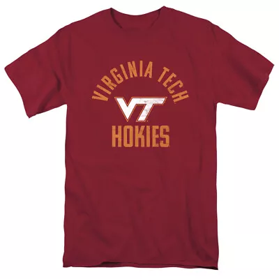 Virginia Tech Adult T-Shirt Hokies Logo Garnet S-3XL • $23.99